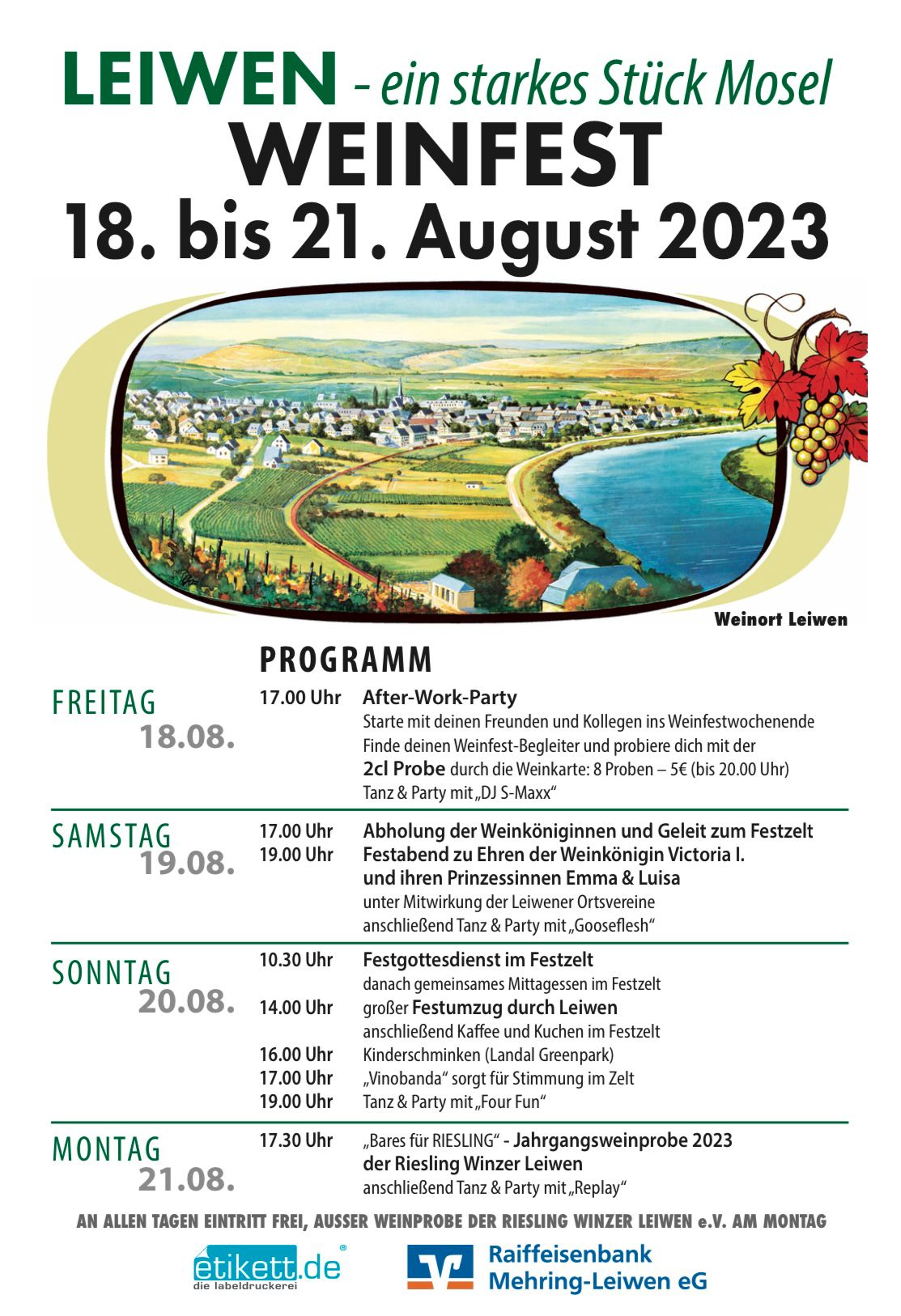 Weinfest 2023 – Leiwen